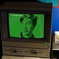 Photo effect - Hacker Attack