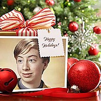 Photo effect - Happy Holidays