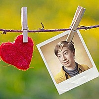 Photo effect - I love you more and more