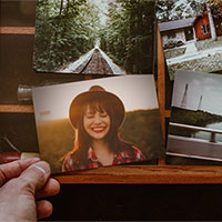 Photo effect - Photo frame with old photos