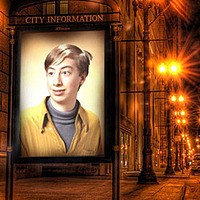 Photo effect - Red Street