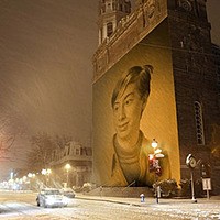 Photo effect - Snowed City