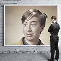 Photo effect - Thinking