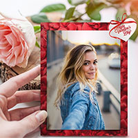 Photo effect - Valentines Day card