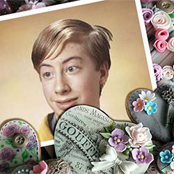 Photo effect - Hearts decorated by hands