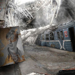 Photo effect - Icy terror of apocalypse
