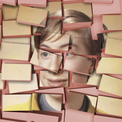 Photo effect - Disorderly pile of bricks