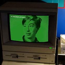 Photo effect - Hacker attacks for fun