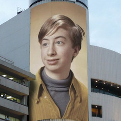 Photo effect - Huge ad on Laforet building