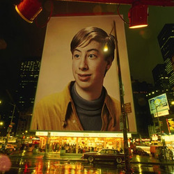 Photo effect - New York city night lights