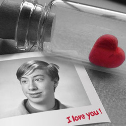 Photo effect - Secret love message