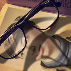 Photo effect - The book. In search of adventure