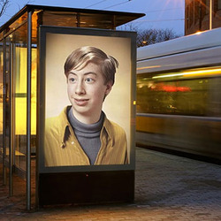 Photo effect - Train passing the station