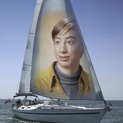 Photo effect - Travel by sailing on yacht