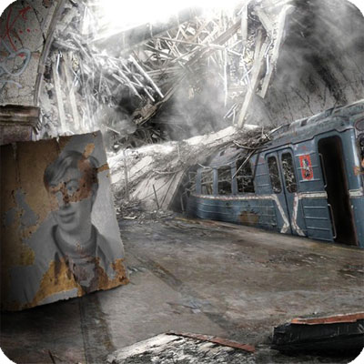 Photo effect - Icy terror of apocalypse