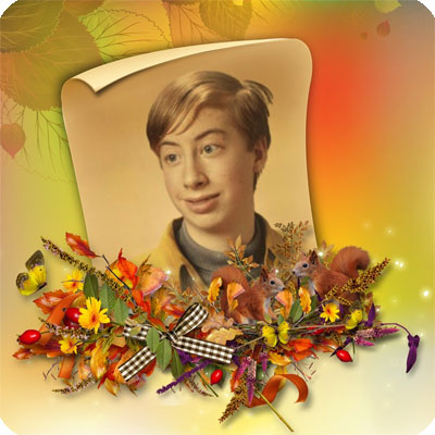 Photo effect - The variety of autumnal colors