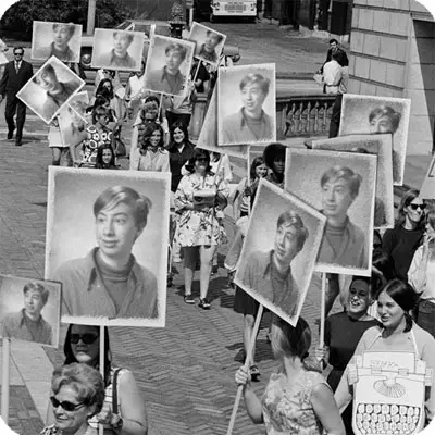 Photo effect - Symbol of women demonstration