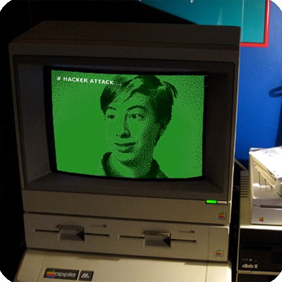 Photo effect - Hacker attacks for fun
