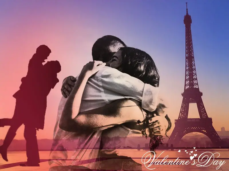 Photo effect - Happy Valentines Day