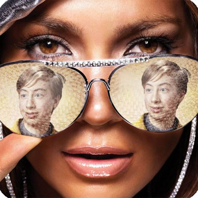 Photo effect - Charming look of Jennifer Lopez