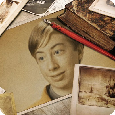 Photo effect - Old photos on the table