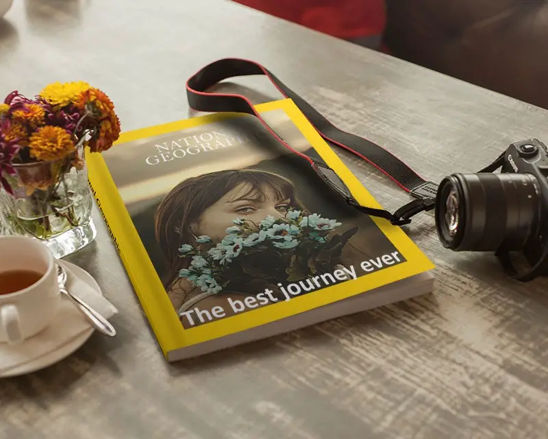 Photo effect - On the cover of National Geographic