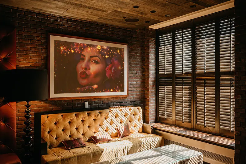 Photo effect - Photo in a wooden frame