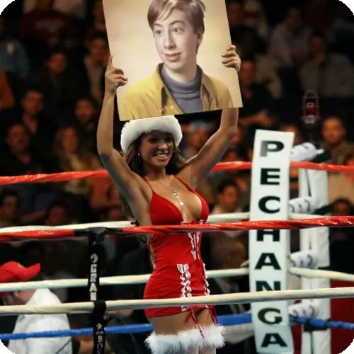 Photo effect - Attractive ring girl