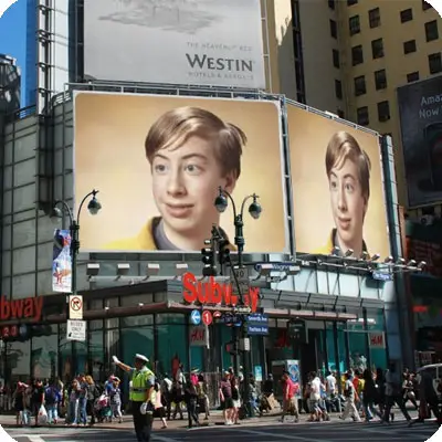 Photo effect - Above entrance in a subway