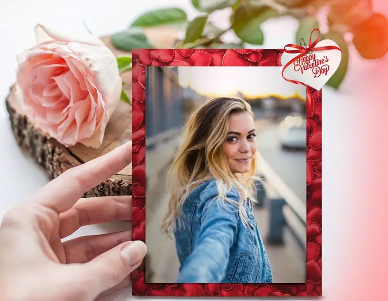 Photo effect - Valentines Day card