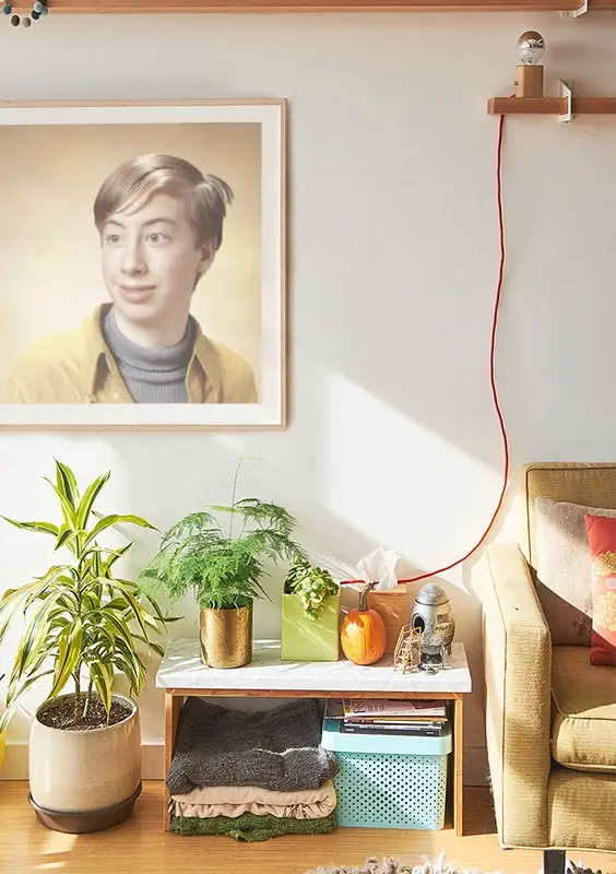 Photo effect - Warm colors in interior