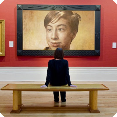 Photo effect - You are exposed in museum